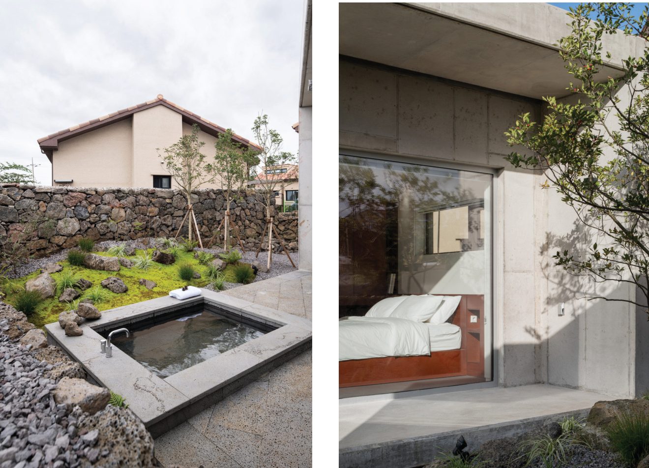 Ililsiho Jeju courtyard